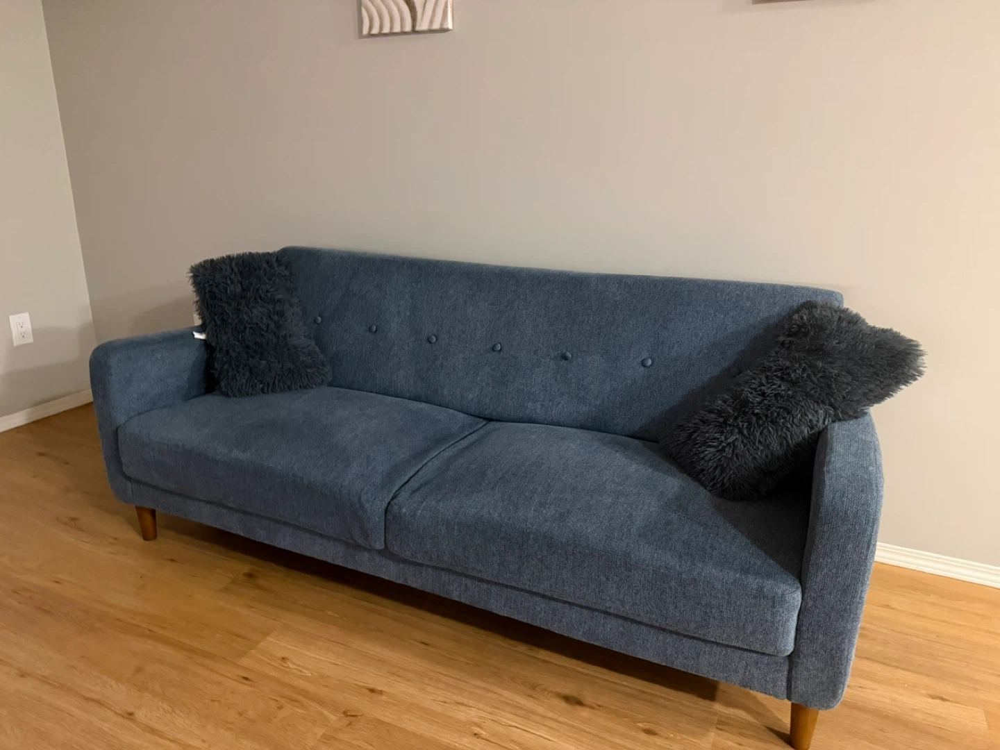 Blue Fabric Sofa - photo 4