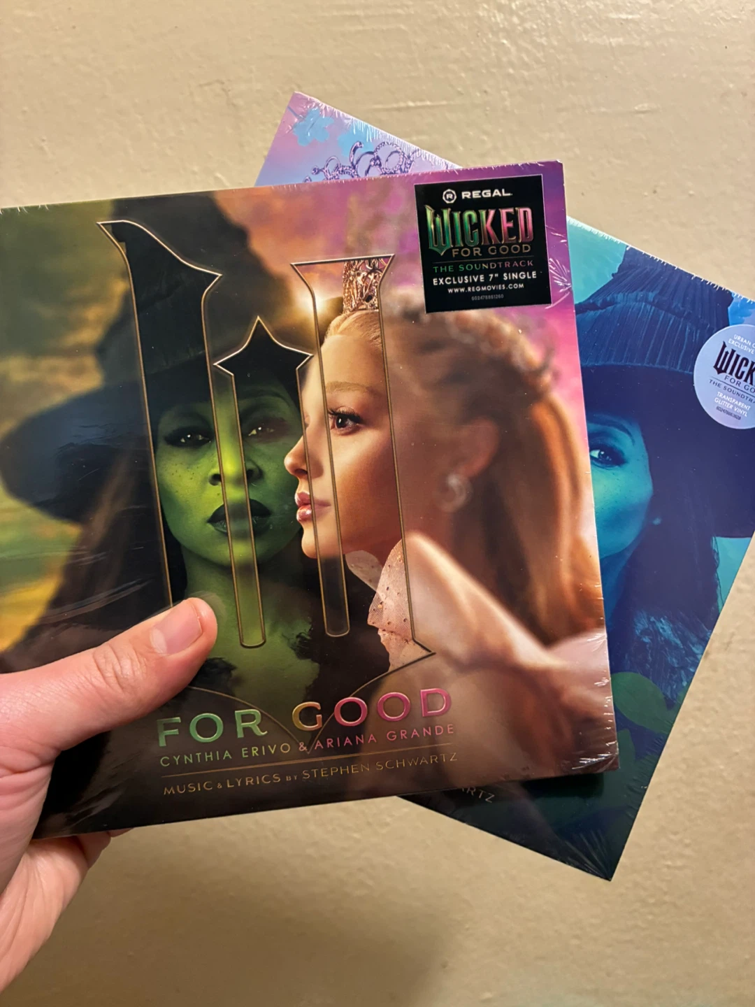 Wicked for good 7 inch vinyl (both for $20)