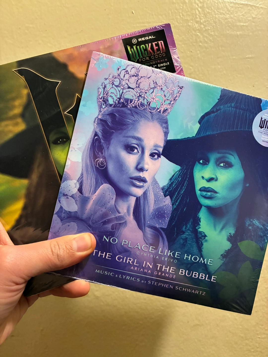 Wicked for good 7 inch vinyl (both for $20) - photo 2