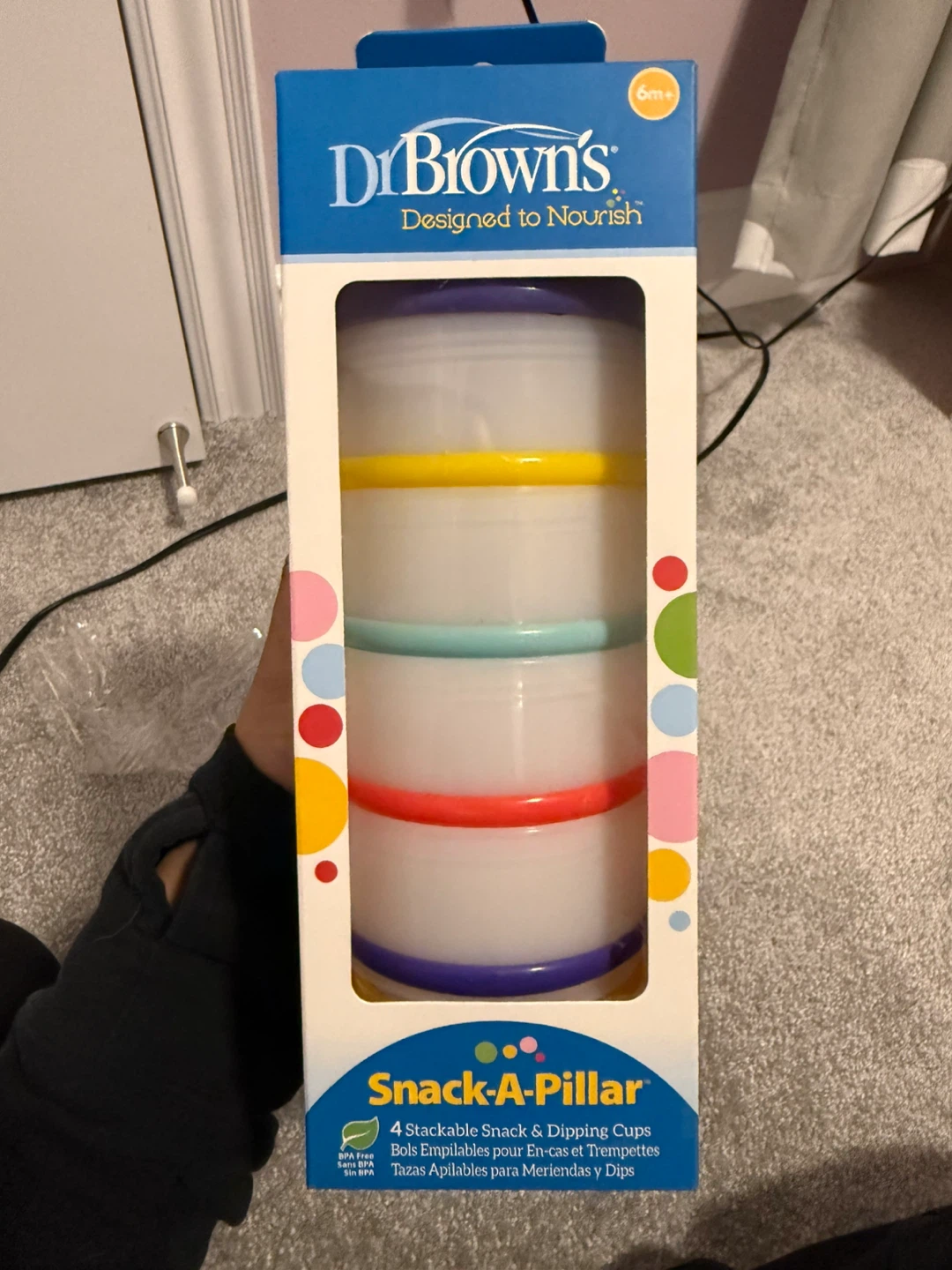Dr. Brown's Snack-A-Pillar Stackable Snack Cups - New