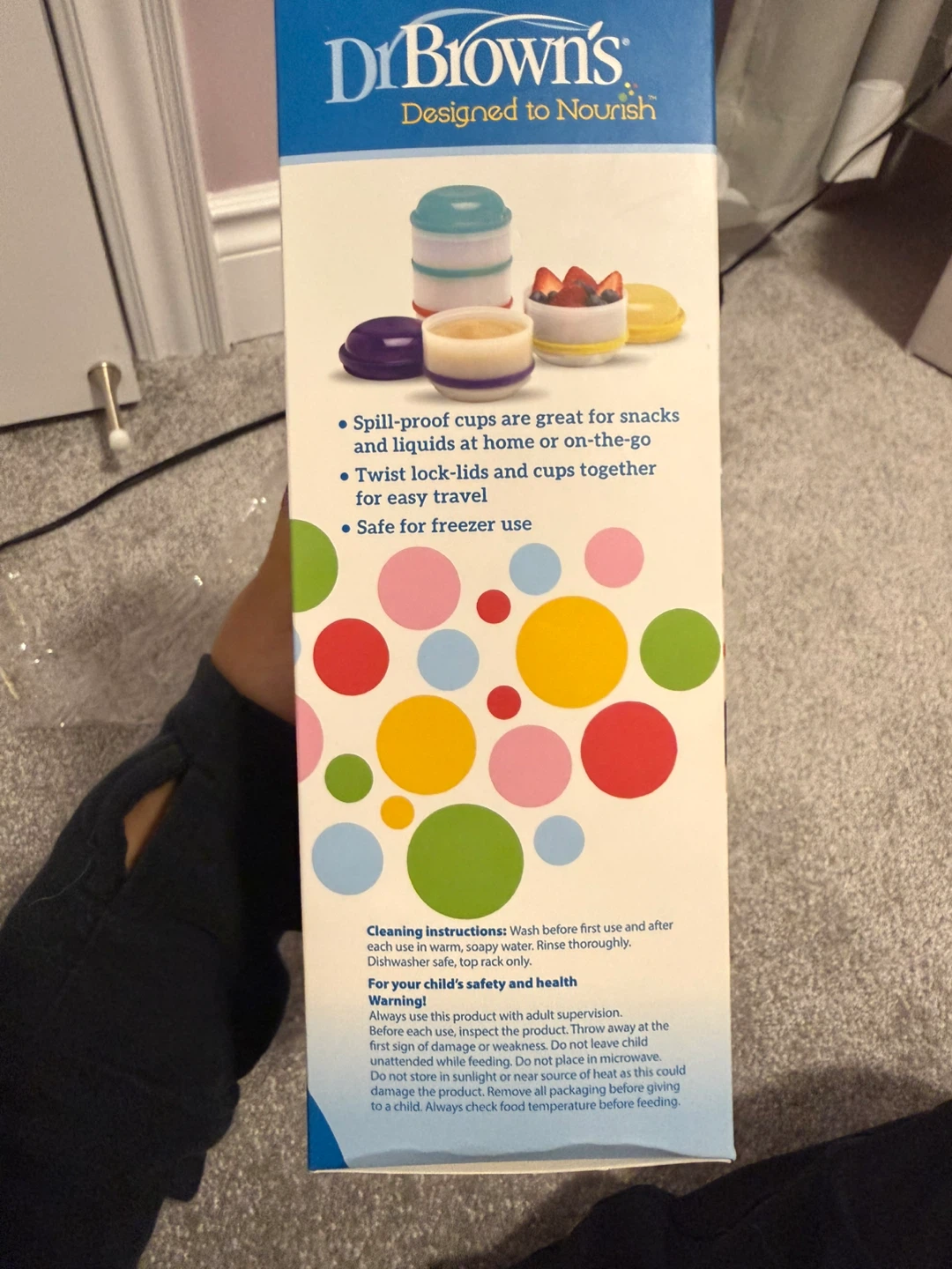 Dr. Brown's Snack-A-Pillar Stackable Snack Cups - New - photo 2