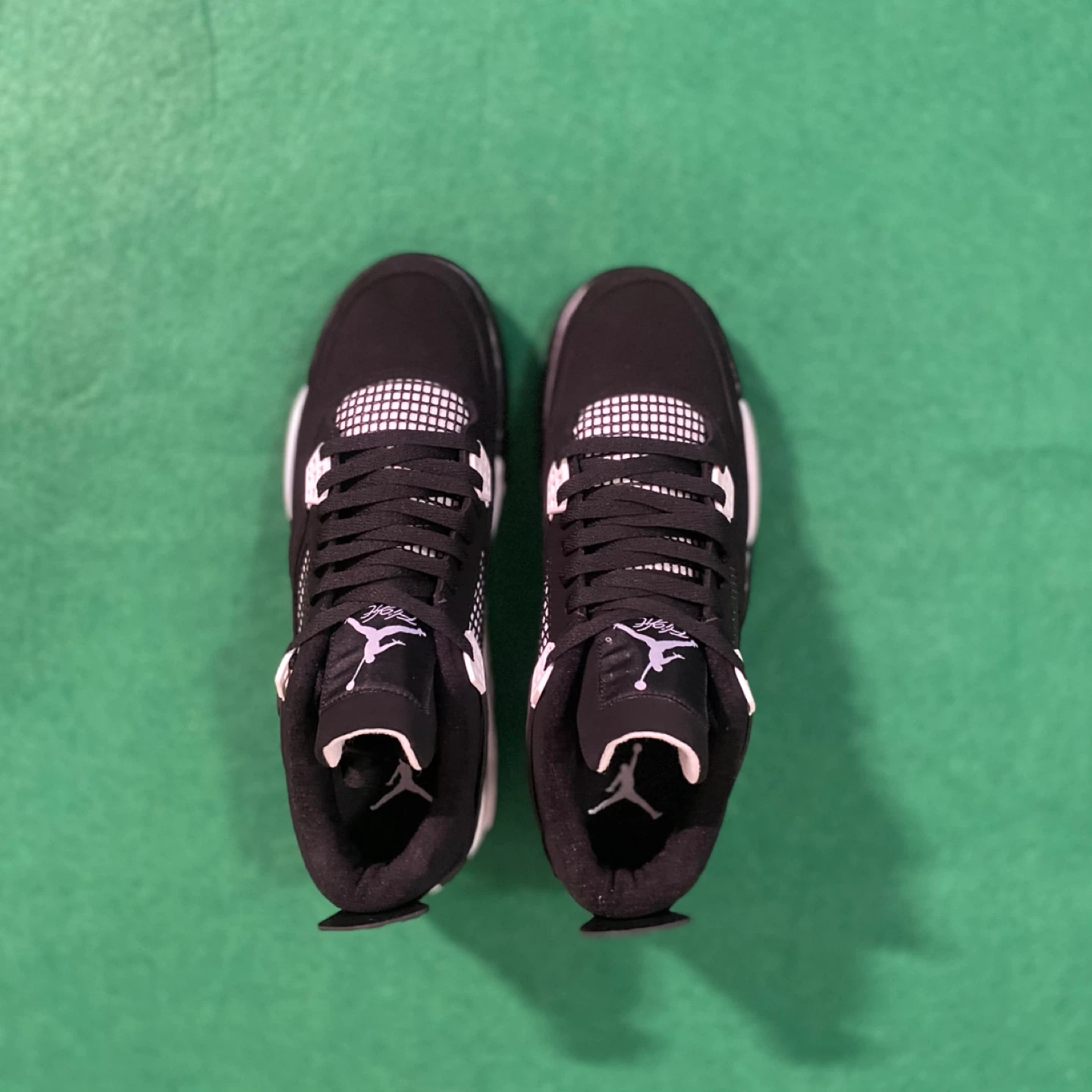 Air Jordan 4 Retro Black/White size 10 brand new! - photo 2