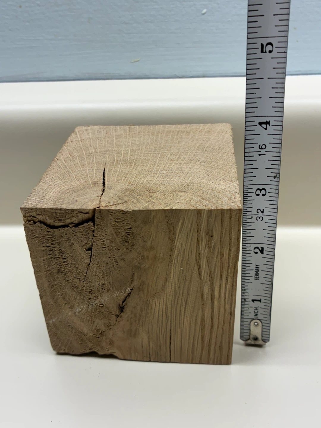 $3  Burl wood block weird grain paperweight NOT Firewood art - photo 3