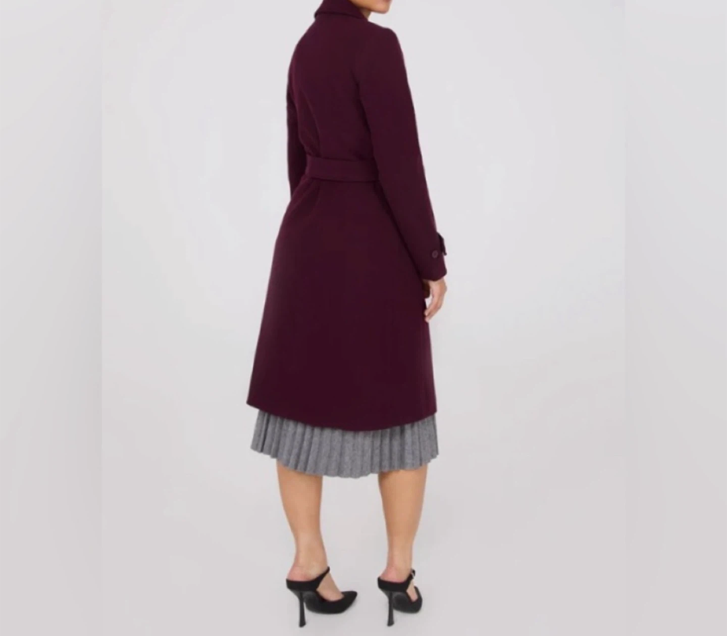 Faux Wool Wrap Coat - photo 4