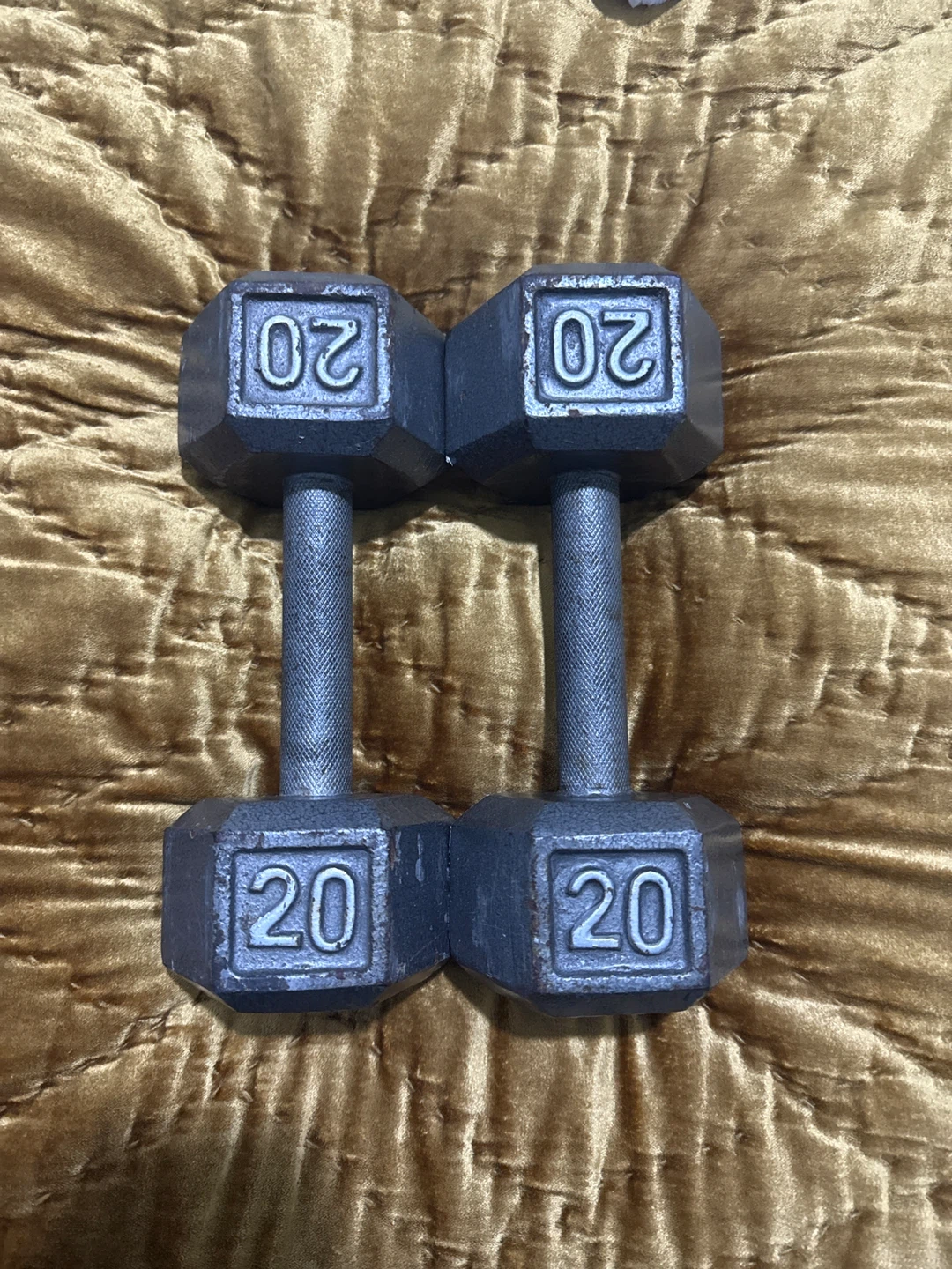 Pair of 20 pound dumbbells