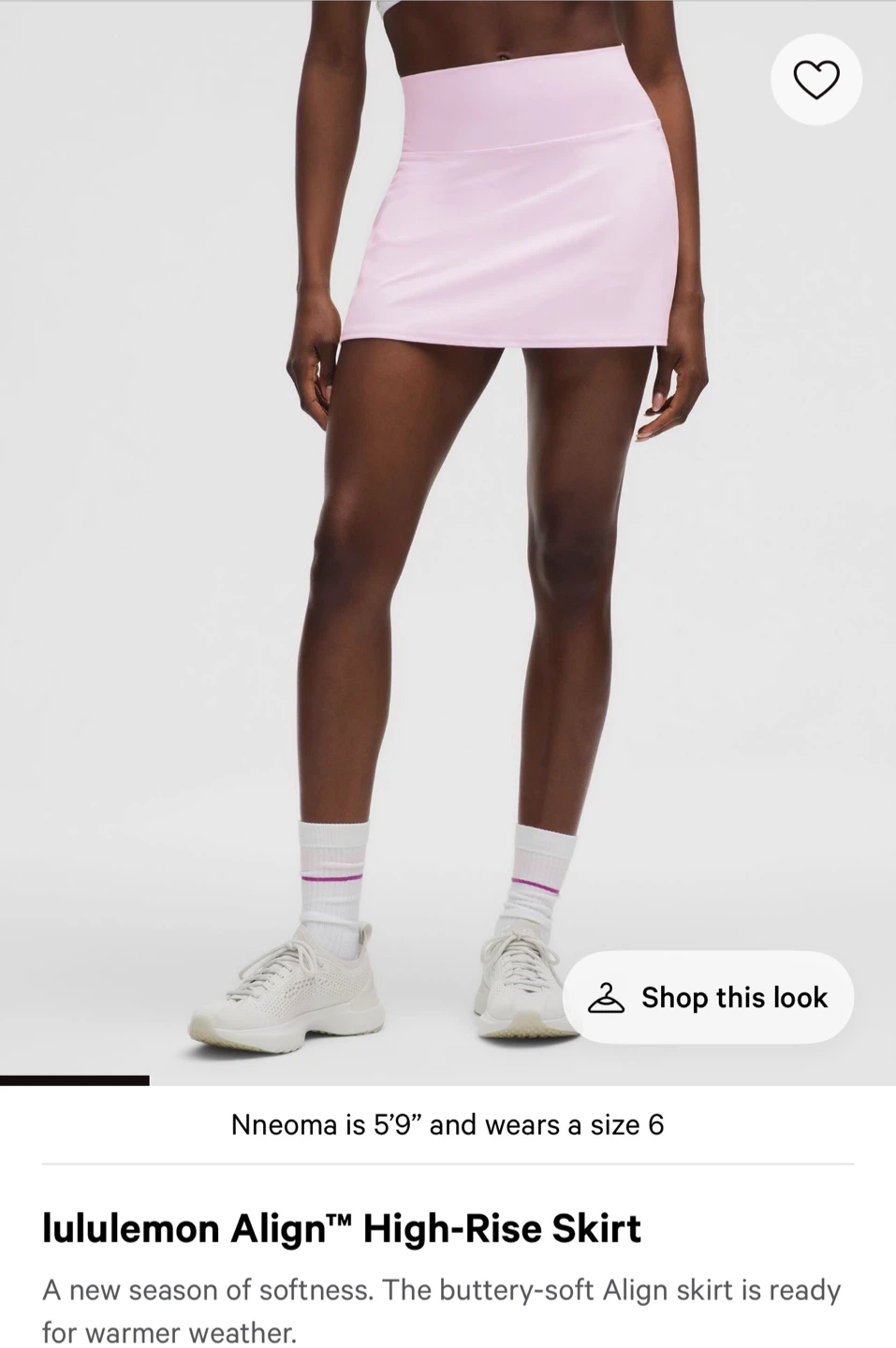 Lululemon Align high rise skirt size 8