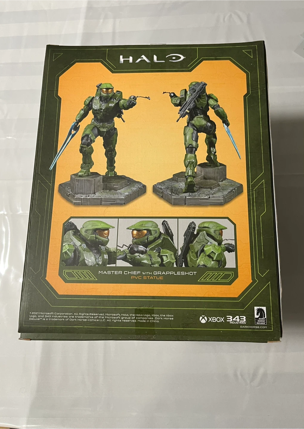 Halo Infinite Master Chief with Grappleshot PVC Statue - New - photo 2