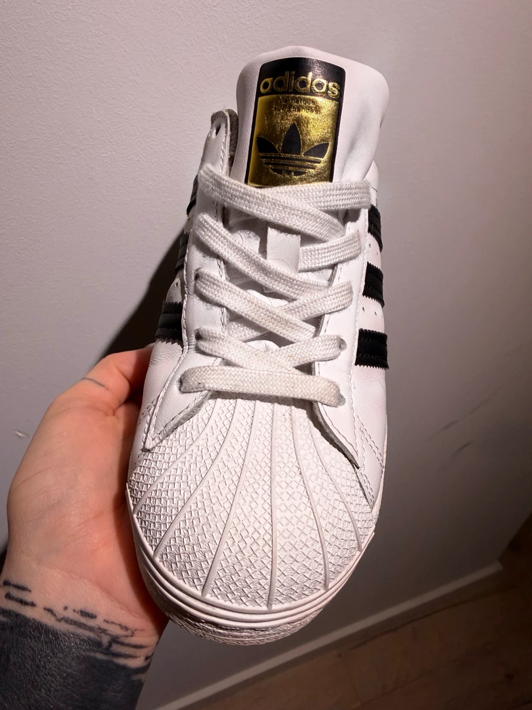 Adidas Superstar White & Black Sneakers