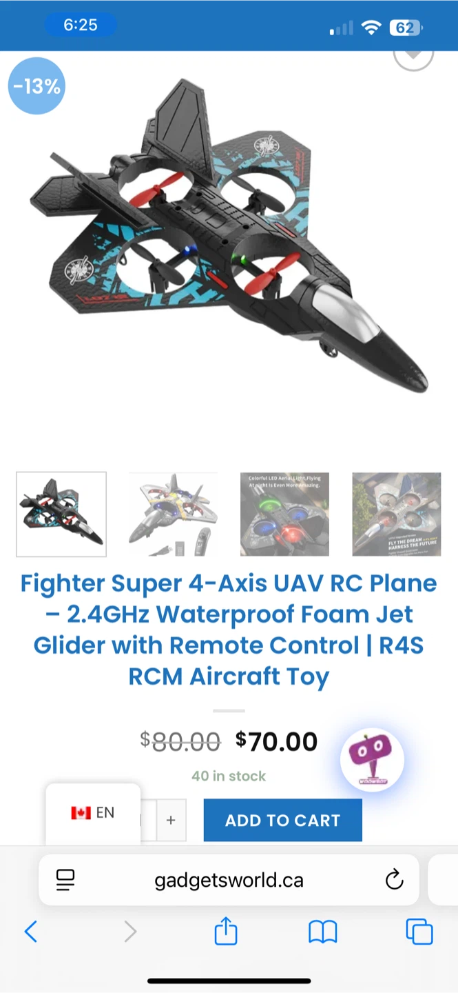 Fighter Super 4-Axis UAV RC Plane - New - photo 5