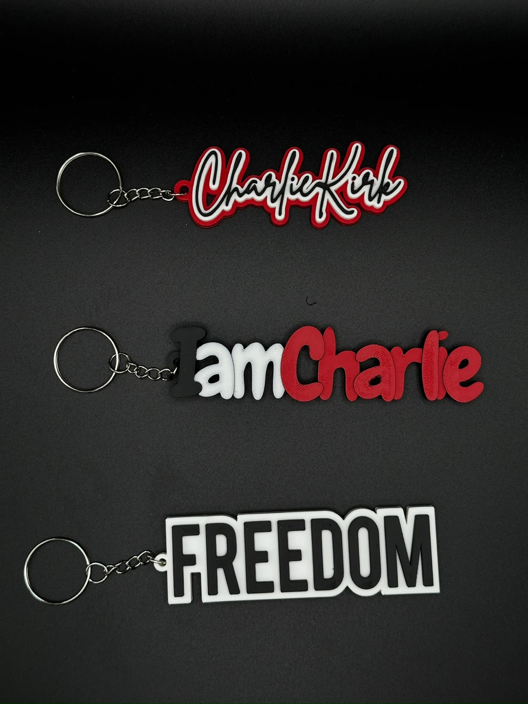 Charlie Kirk keychains - photo 2