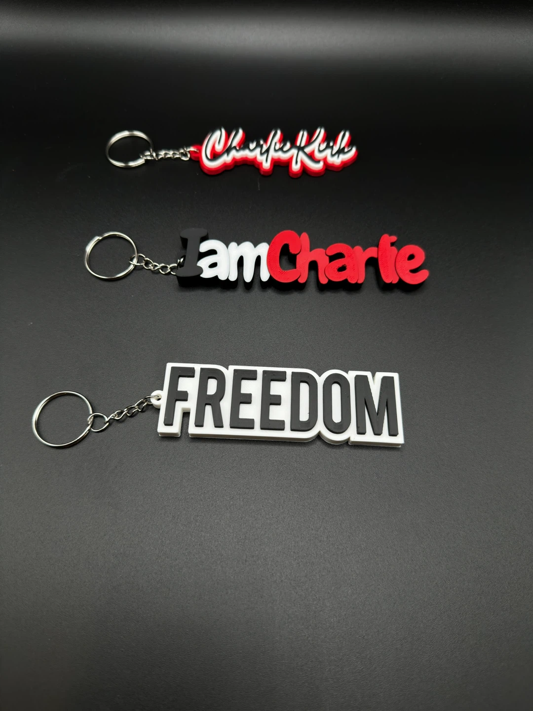Charlie Kirk keychains - photo 3