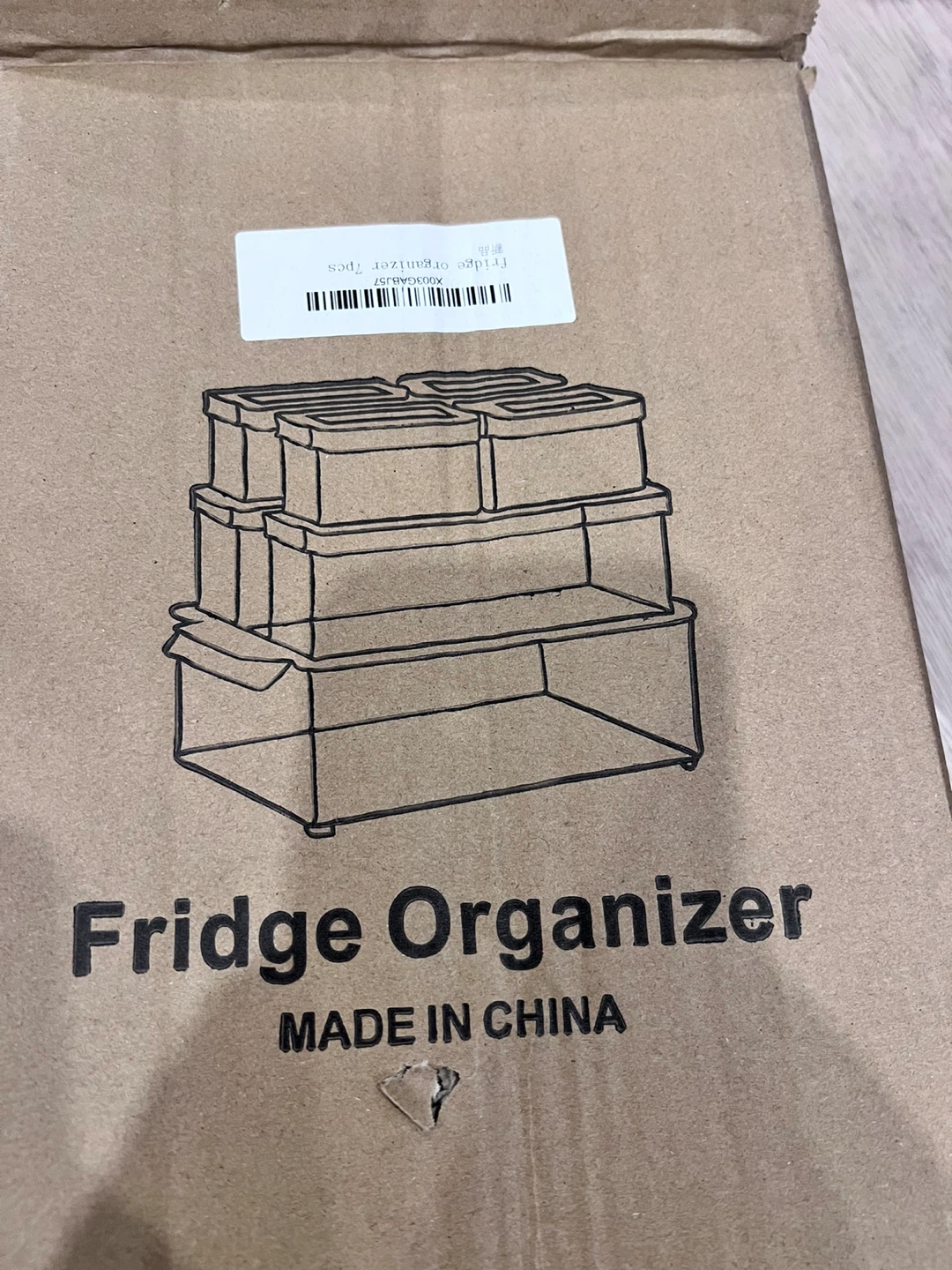 Fridge Organizer - 2 Pcs - New in Box