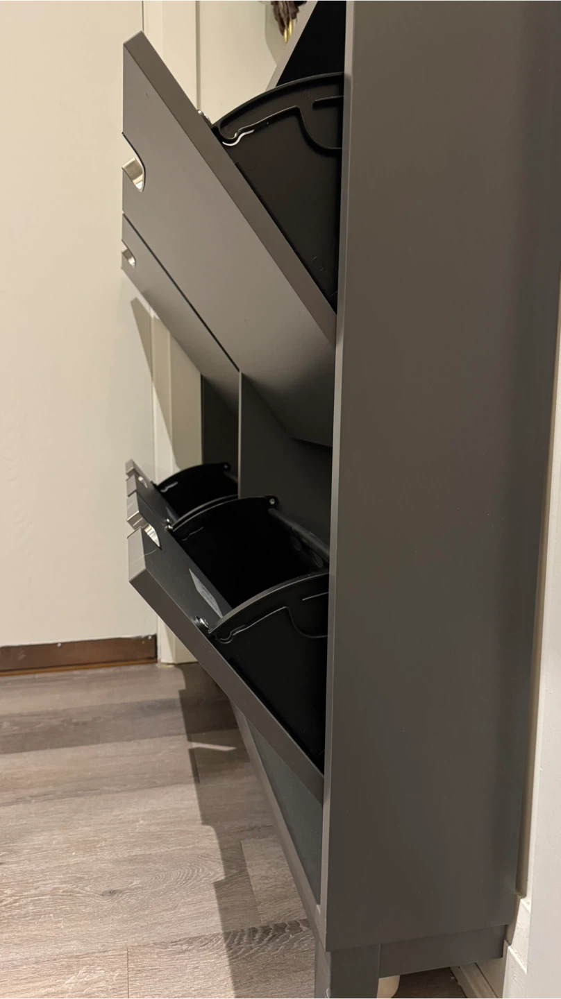 Grey Shoe Cabinet - photo 3