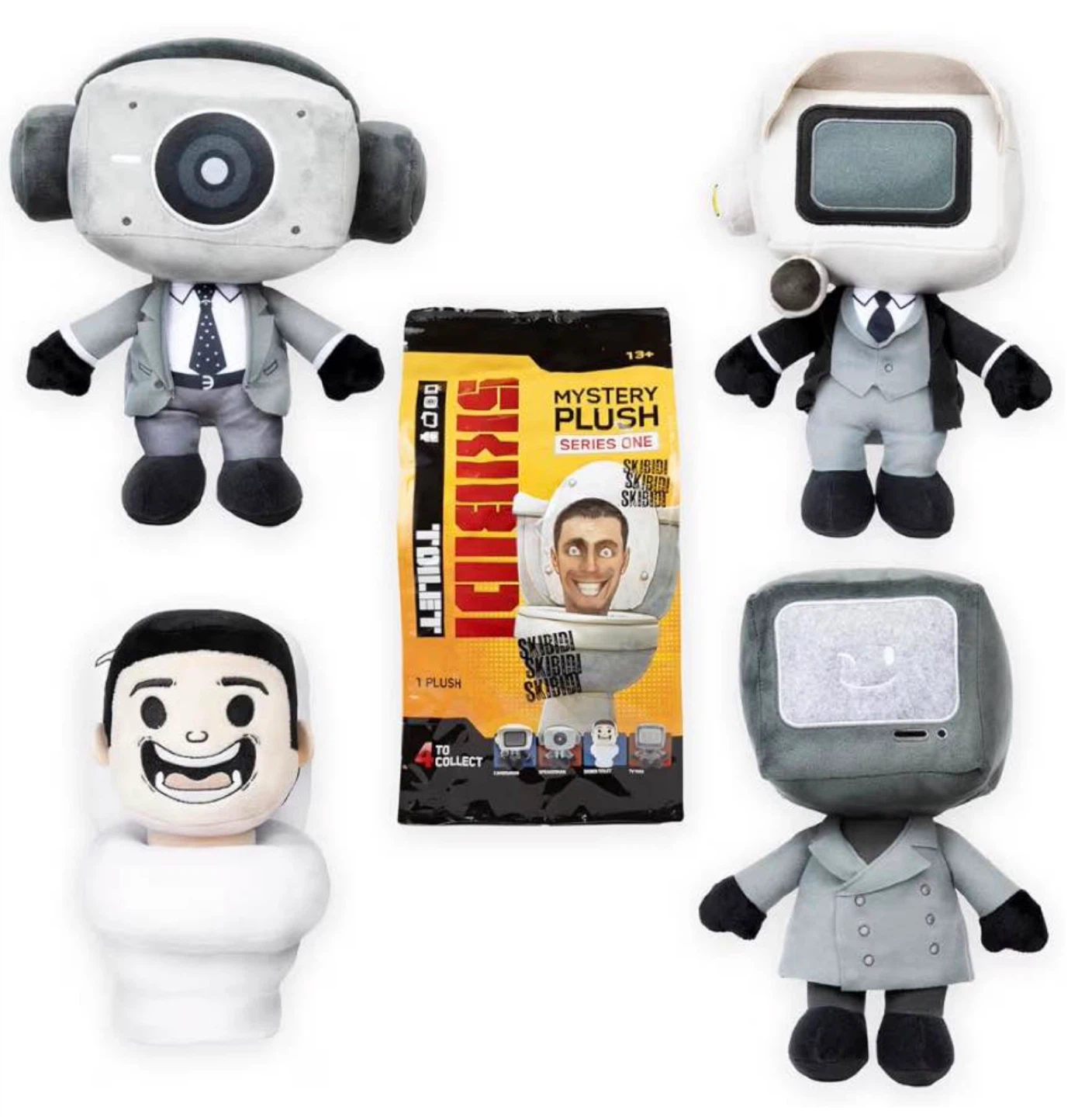 Skibidi Toilet Mystery Plush Series One
