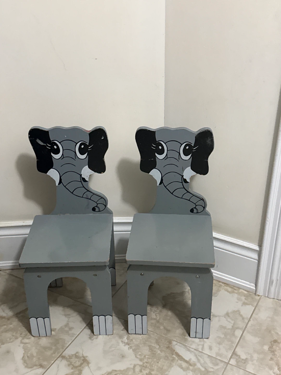 Elephant Kids Chairs - Set of 2