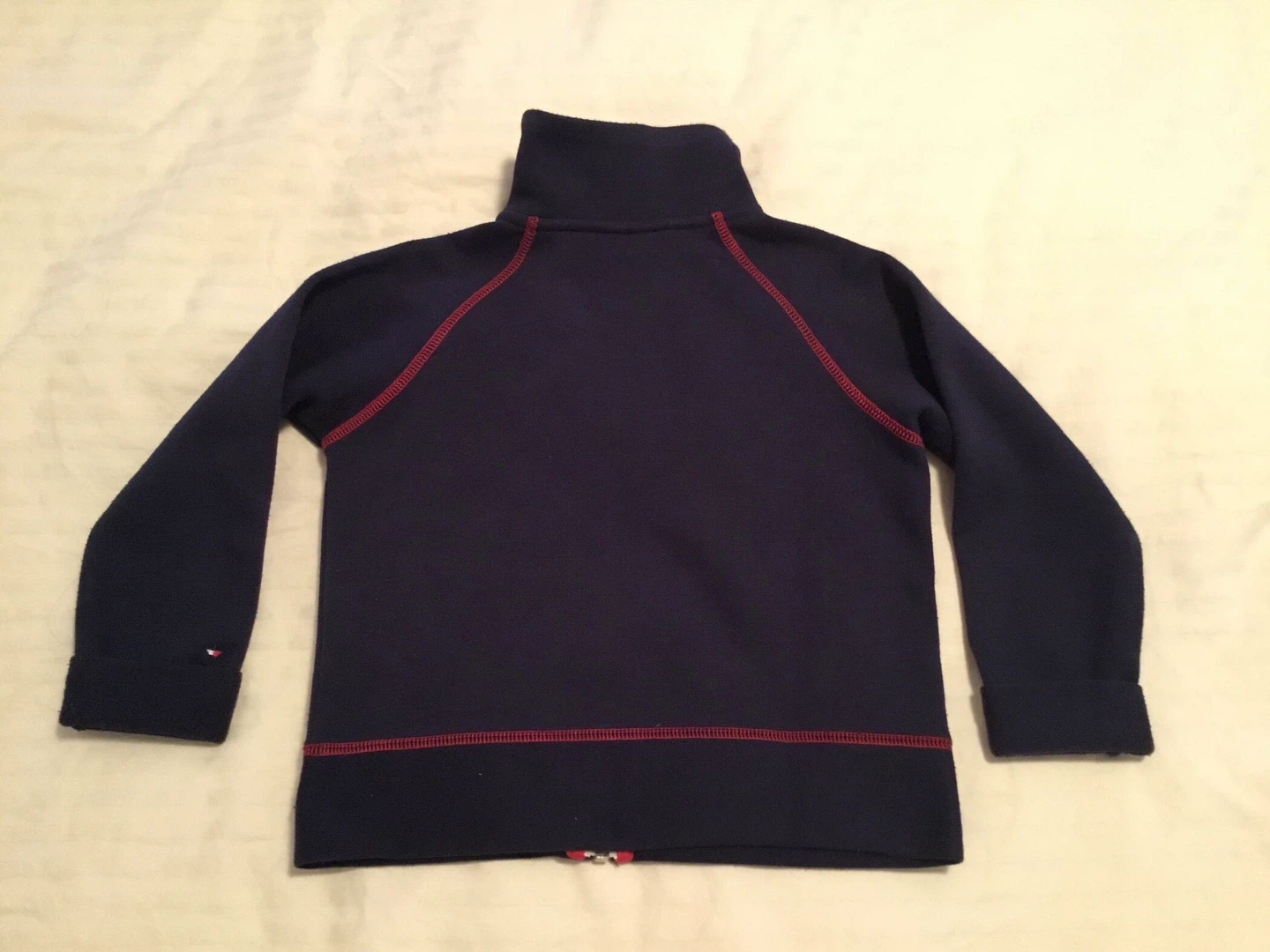 Tommy Hilfiger Navy Blue Zip-Up Jacket Child Size 6 - photo 2
