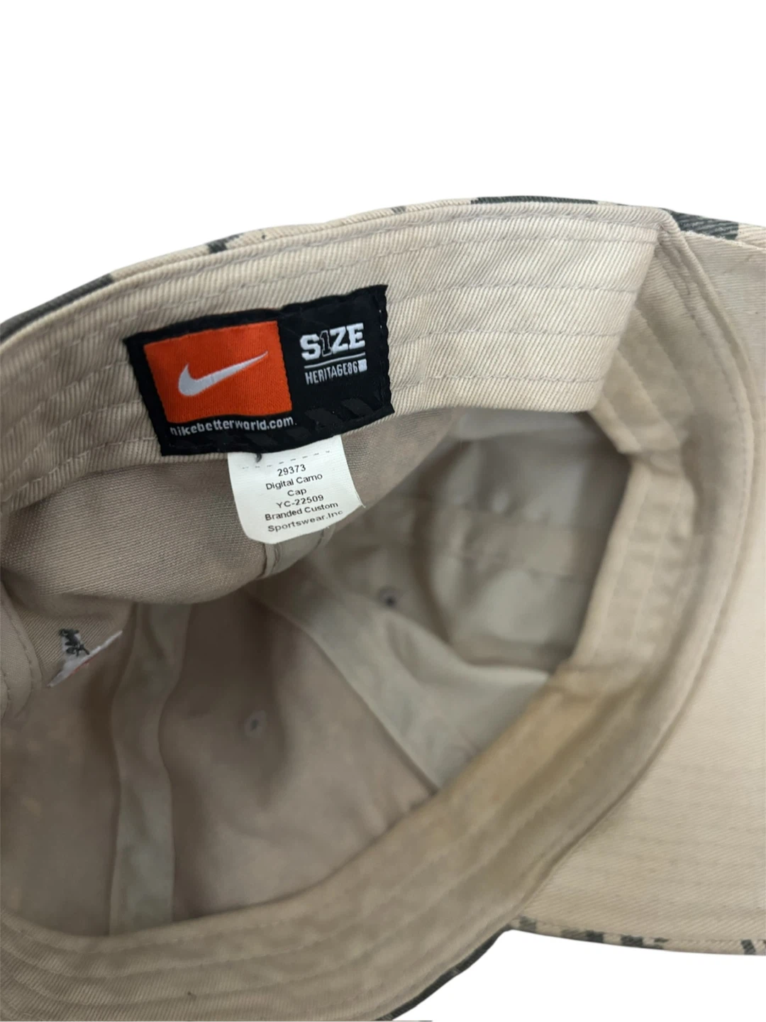 Nike Heritage86 Digital Camo Illinois Hat - Size S - photo 2