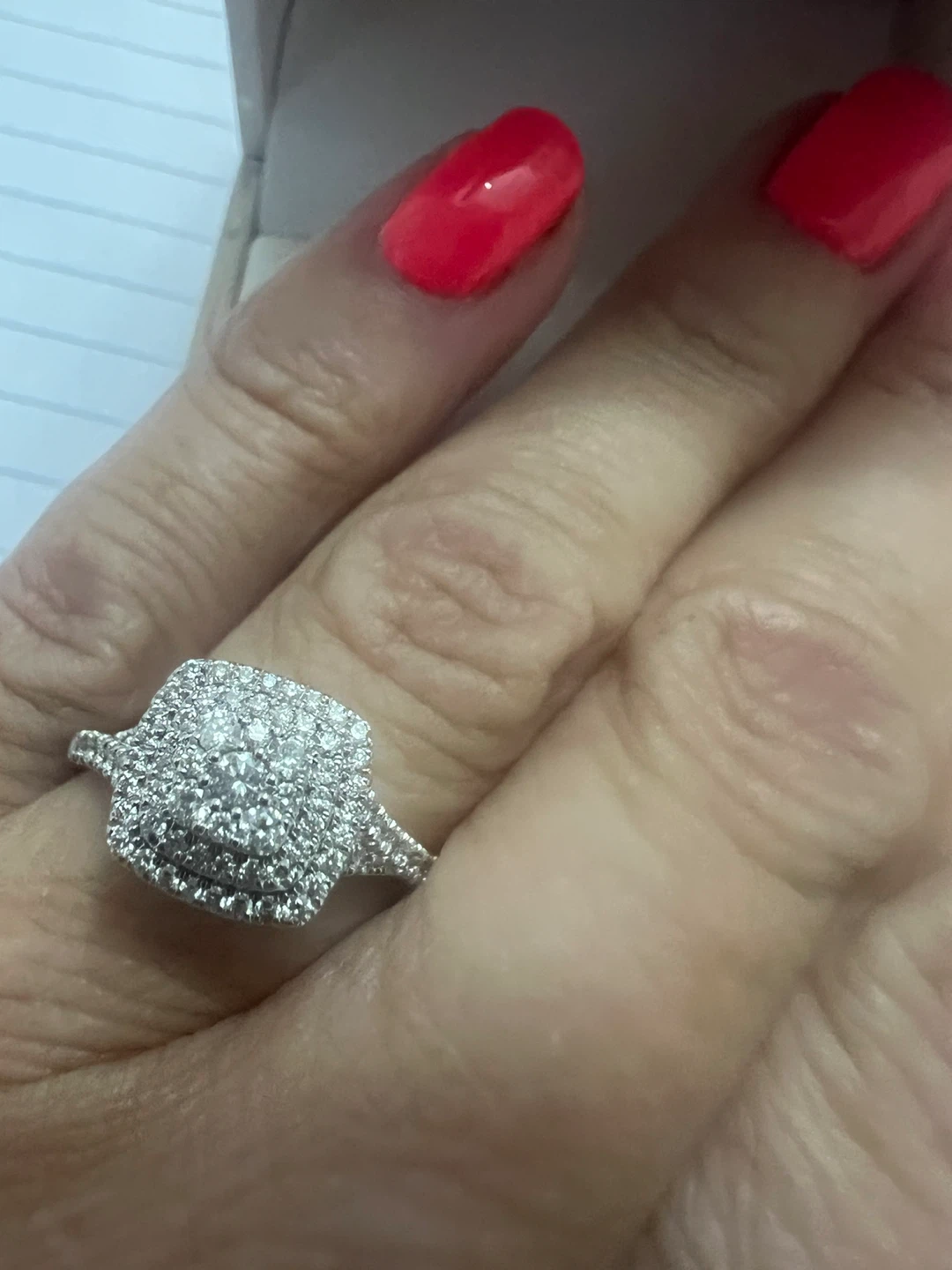 10 k Diamond Ring
