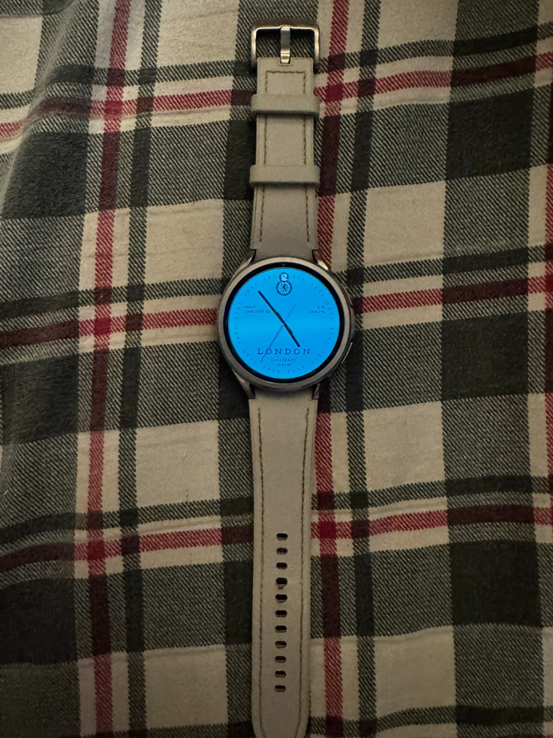 Samsung Smartwatch with London Chelsea FC Face