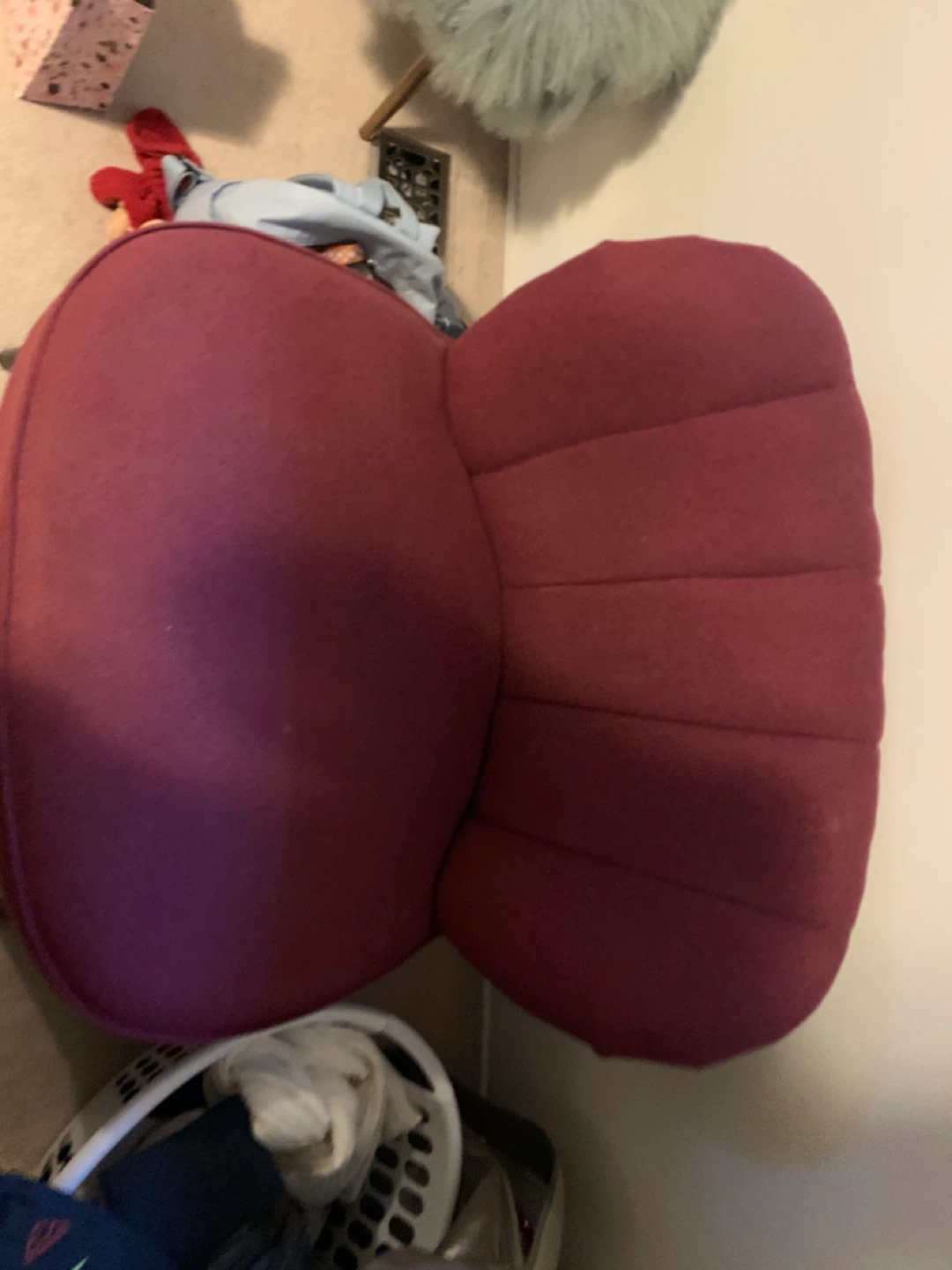 Burgundy Accent Chair