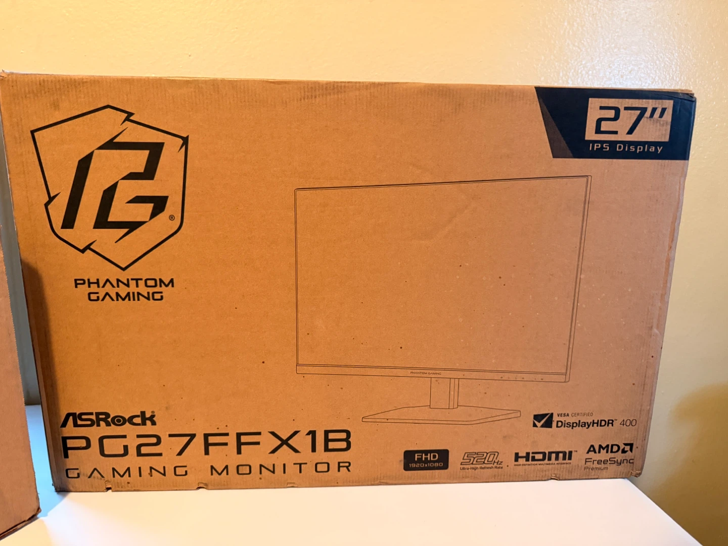 Monitor ASRock 520HZ 27" Gaming Monitor - New in Box!