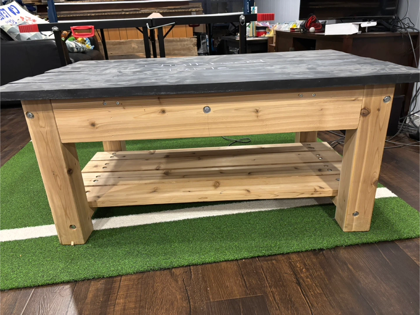 Chalkboard Table - Wood Coffee Table - photo 2