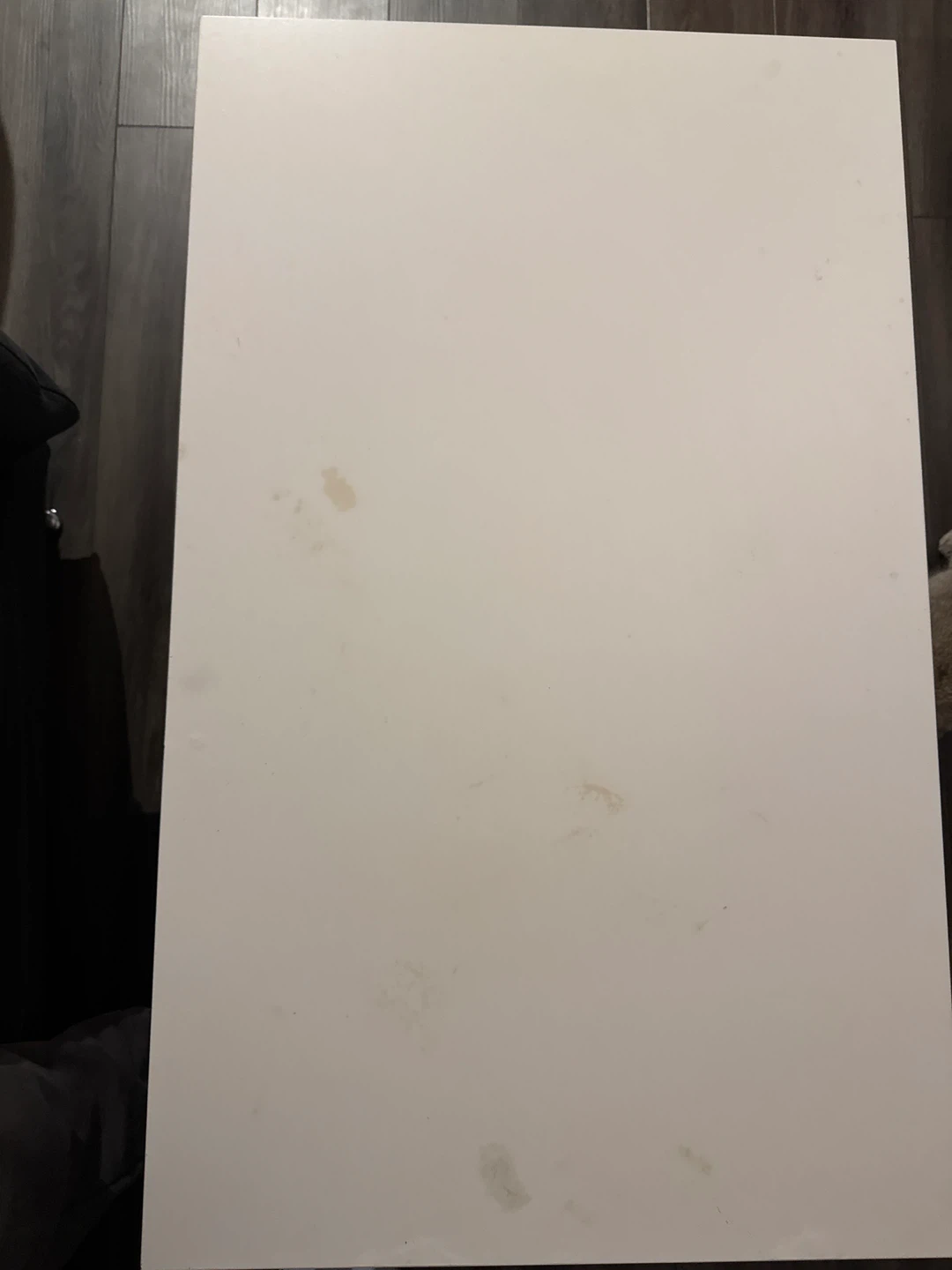 White Coffee Table with Shelf - photo 2