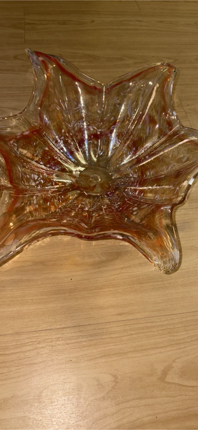 Vintage Murano Glass Star Bowl - photo 2