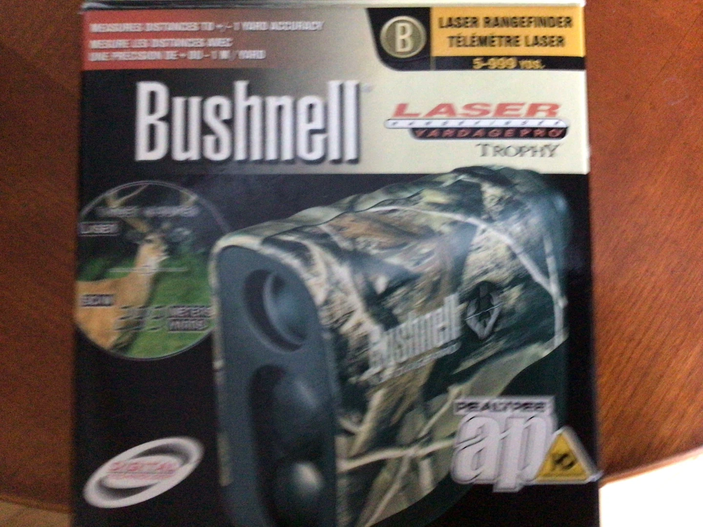 Bushnell Laser Rangefinder Yardage Pro Trophy