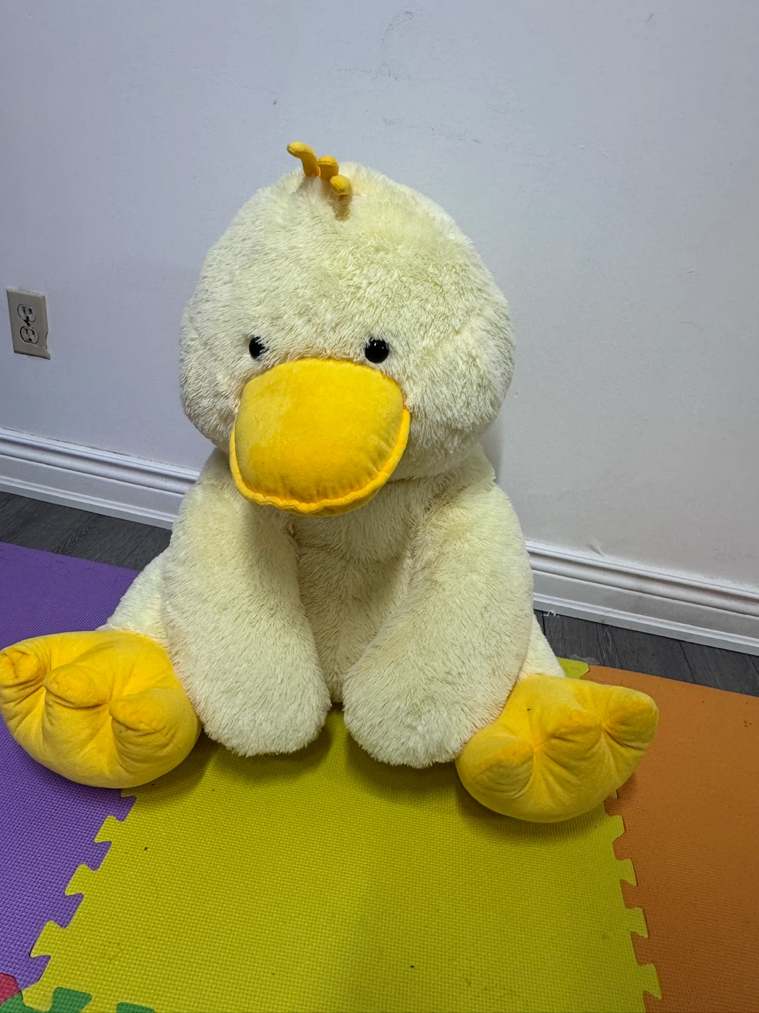 Large Plush Yellow Duck toy - photo 3