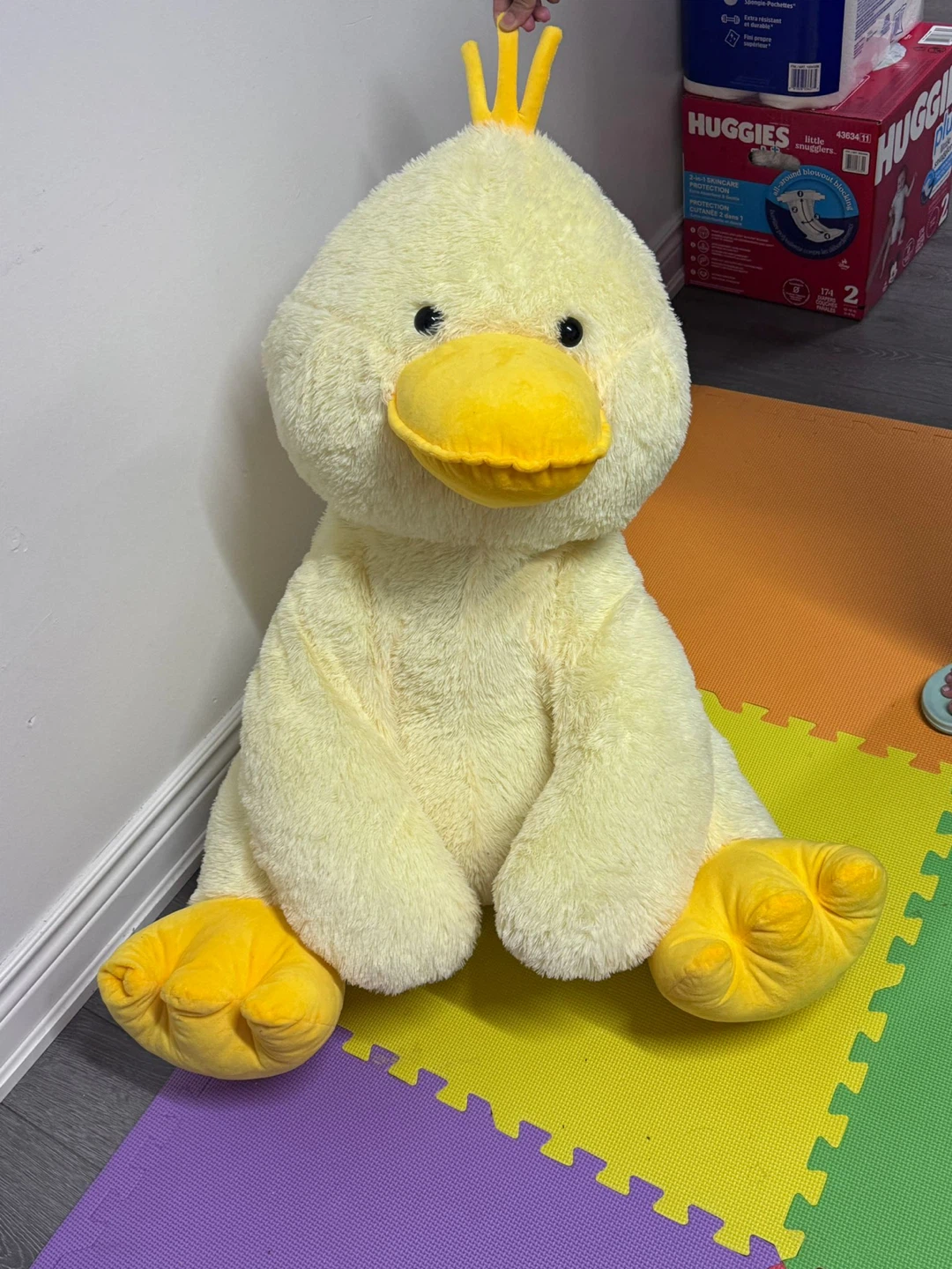 Large Plush Yellow Duck toy - photo 2