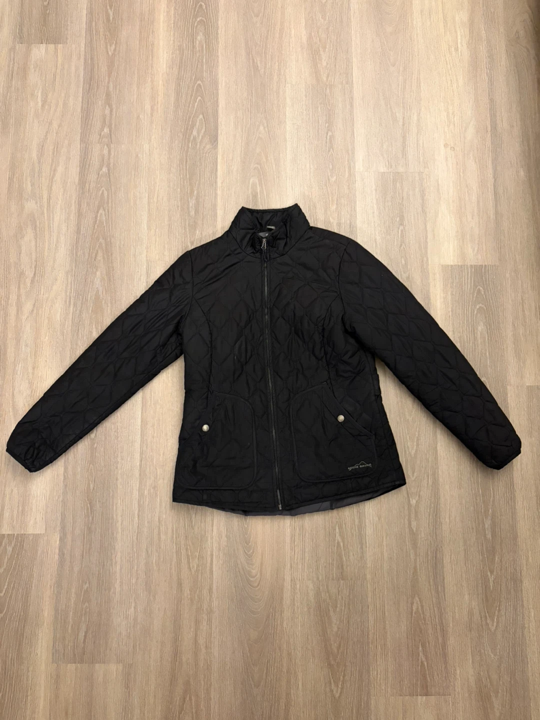 Eddie Bauer Black Quilted Jacket