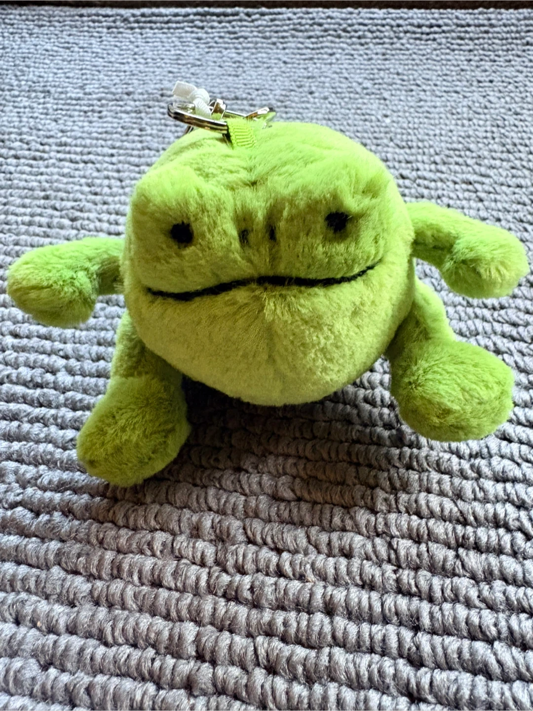 New Jellycat Ricky Rain Frog Bag Charm with tags