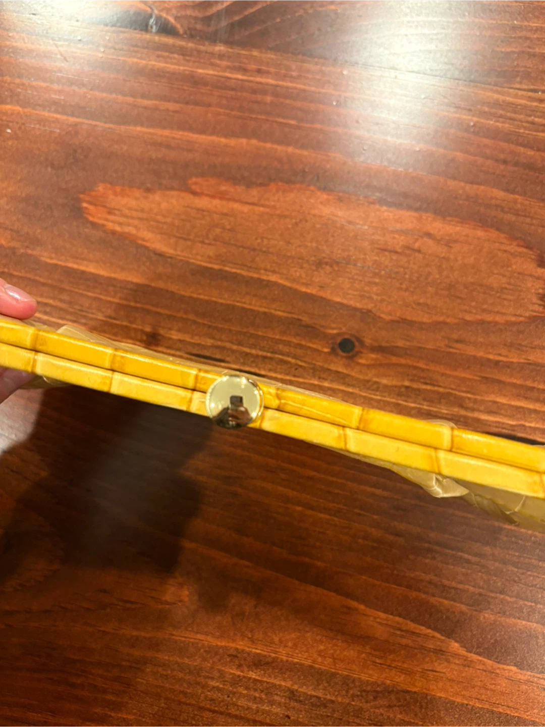 Banana Republic - Yellow Clutch Purse Faux Leather - photo 2