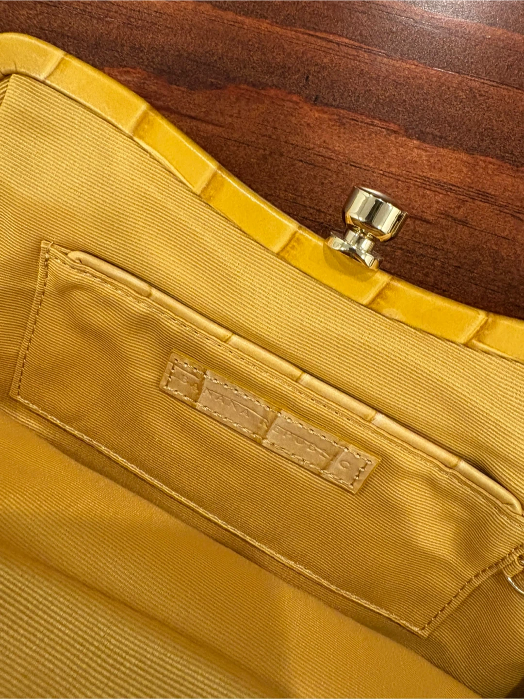 Banana Republic - Yellow Clutch Purse Faux Leather - photo 4