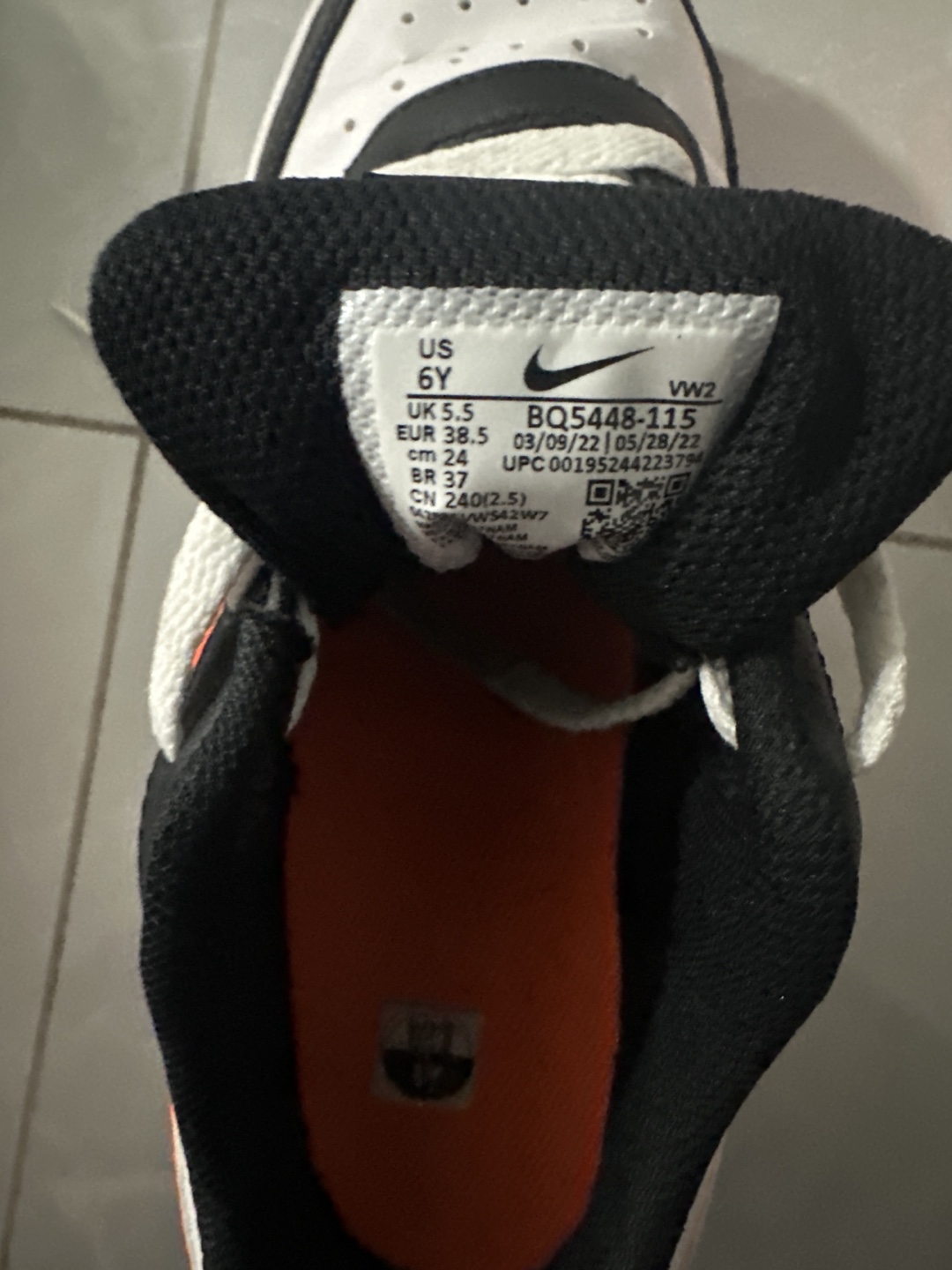 Nike Court Borough Low 2 Shoes - Size 6Y - photo 4