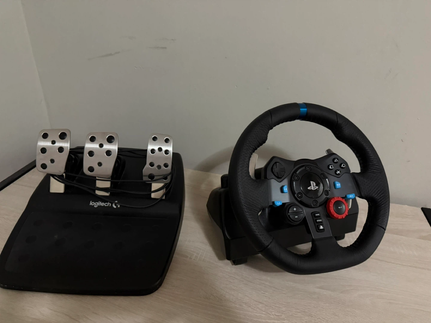 PlayStation Steering Wheel and Pedals