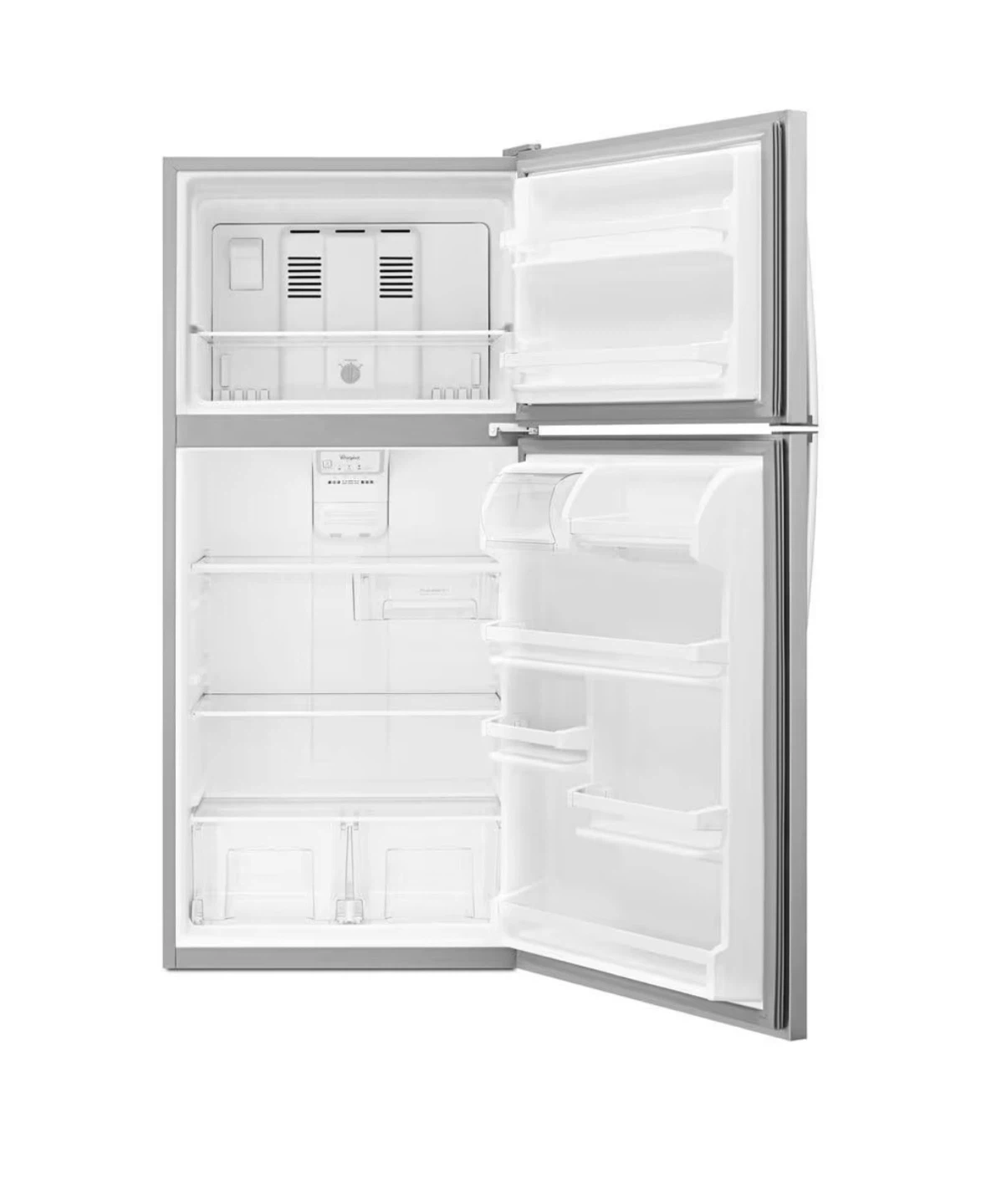 Whirlpool Top-Freezer Refrigerator - silver grey (30" Wide) - photo 5