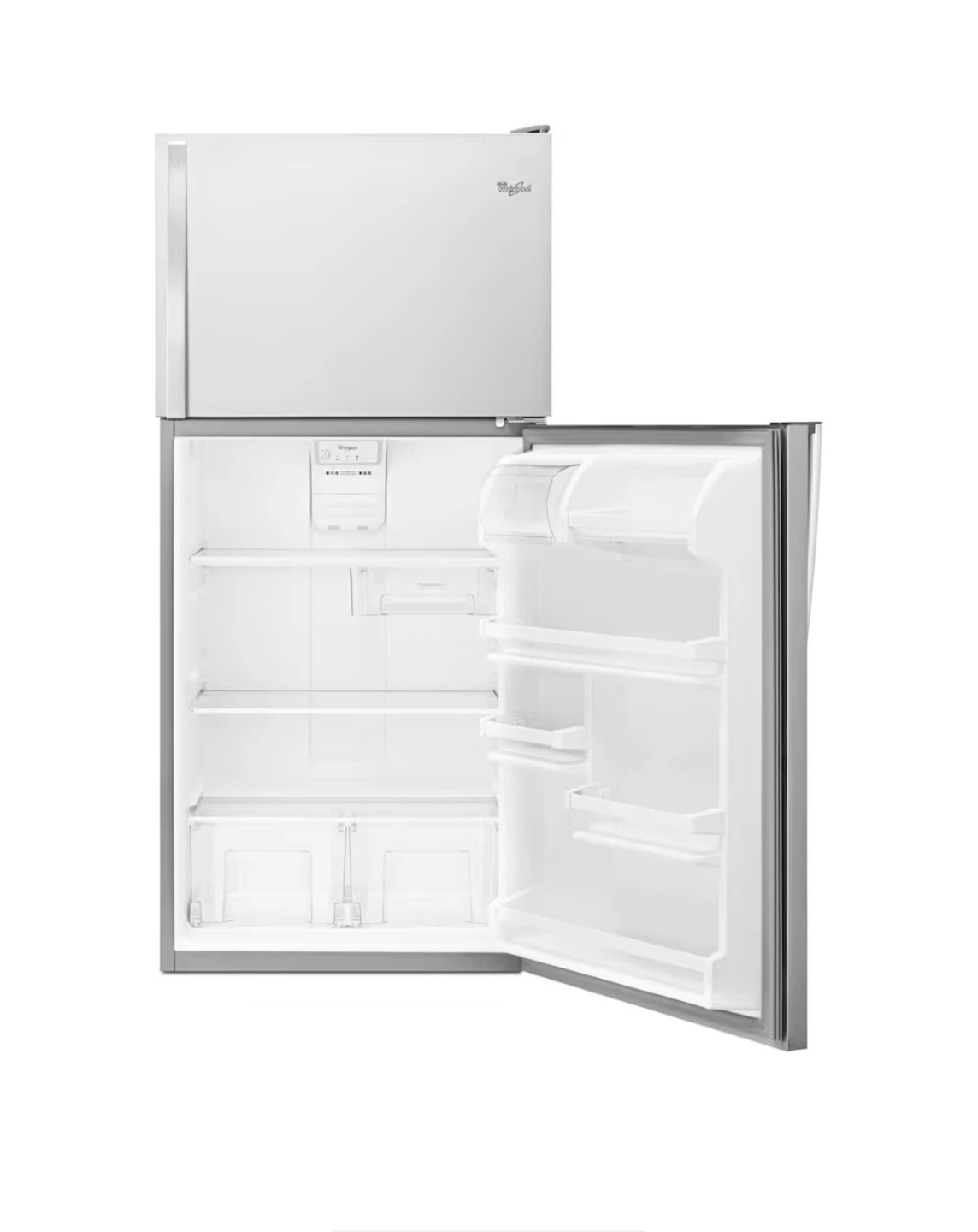 Whirlpool Top-Freezer Refrigerator - silver grey (30" Wide) - photo 4