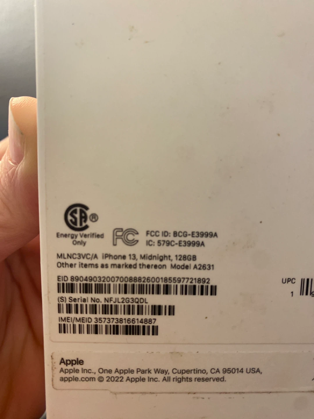 iPhone 13 128GB Midnight (Cracked) - photo 4