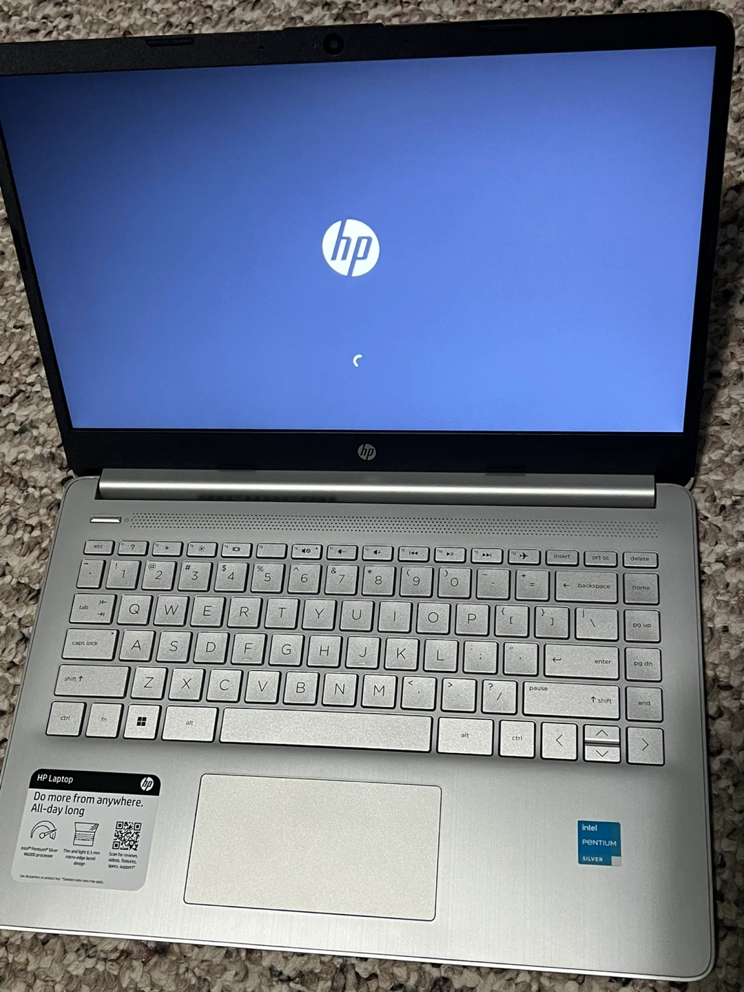 HP Laptop - Silver - photo 3