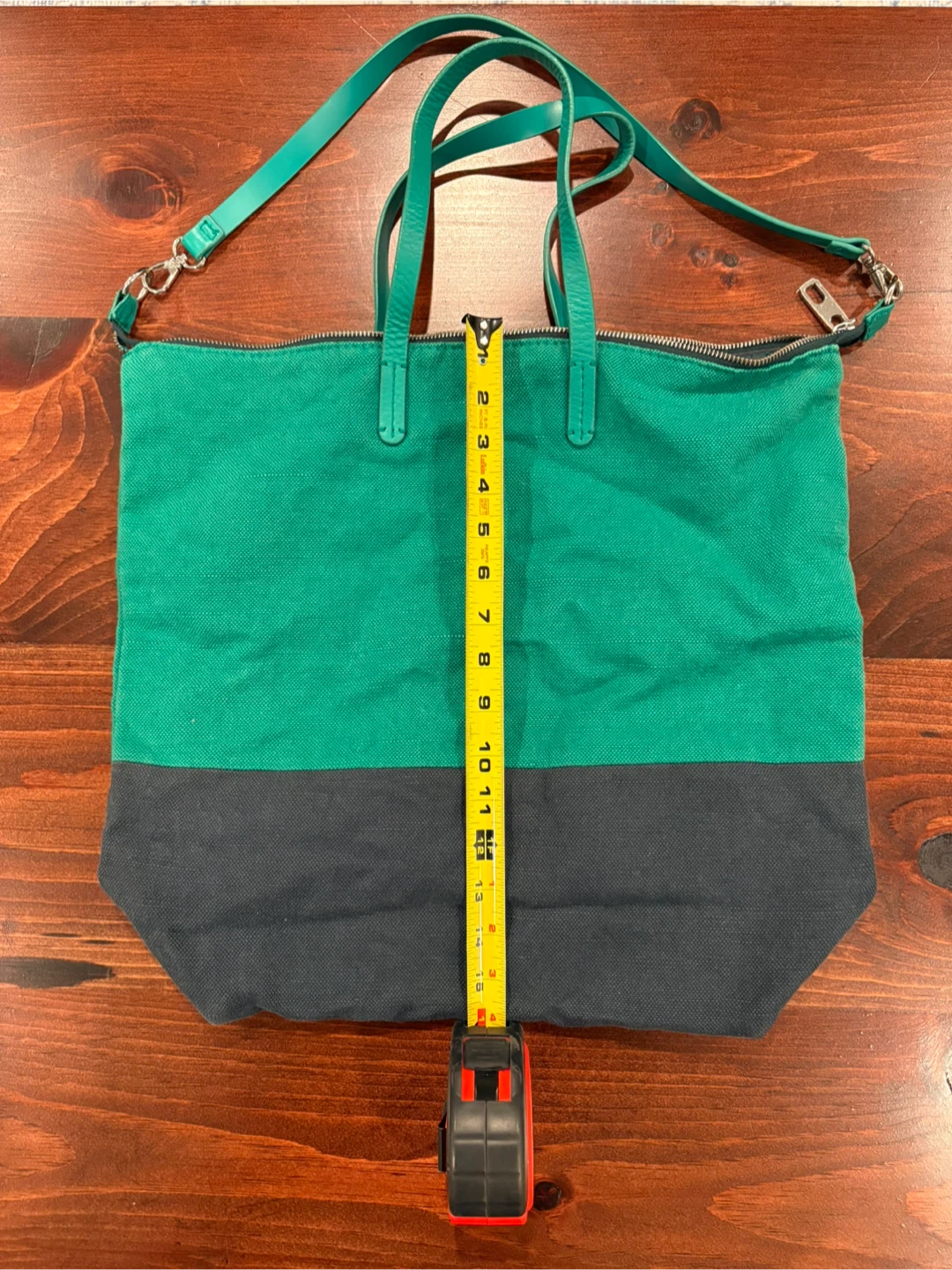 Gap Green & Navy Cloth Bag - photo 3