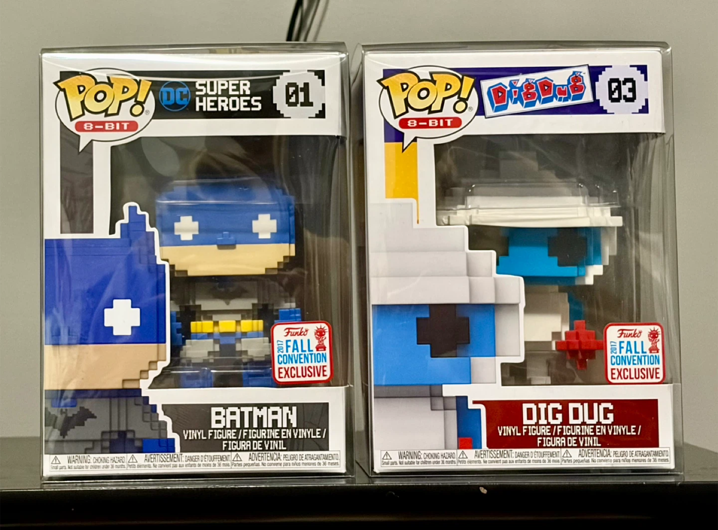 Funko Pop! 8-Bit Batman & Dig Dug Vinyl Figures