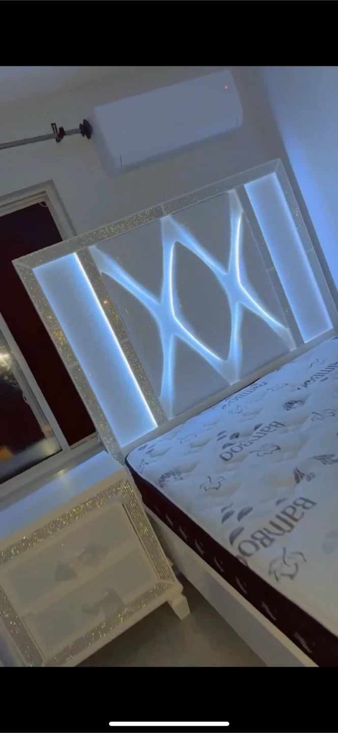 Bedroom Set with LED Lighting
