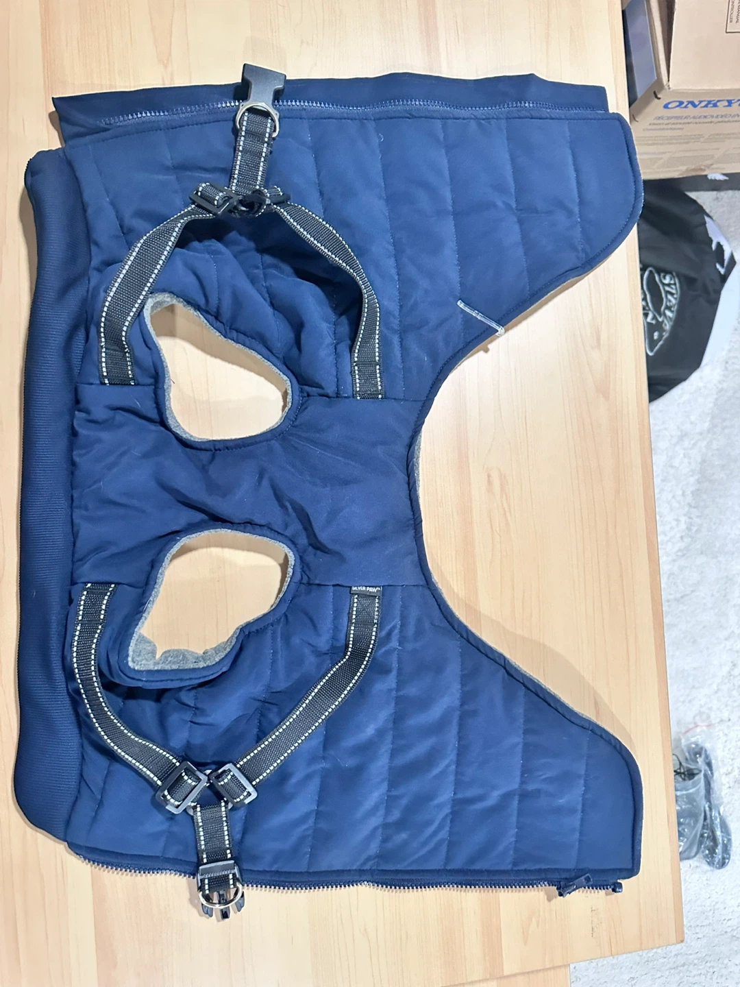 Silver Paw Dog Coat - L/XL