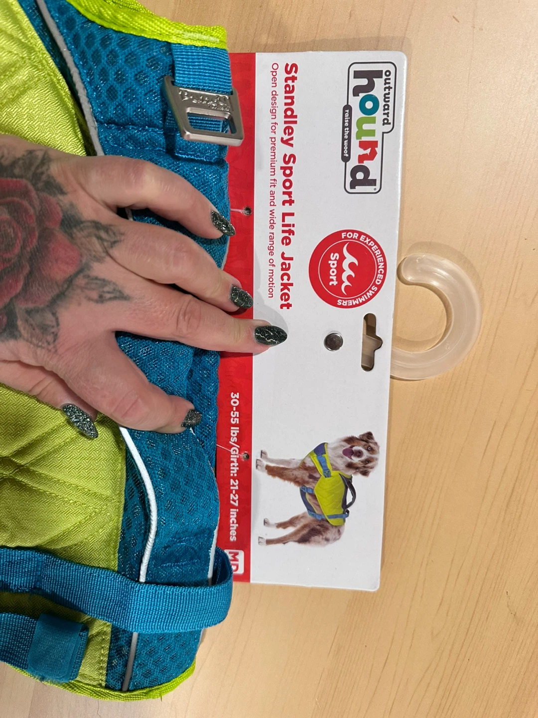 Top Paw Raincoat & Outward Hound Life Jacket (M)