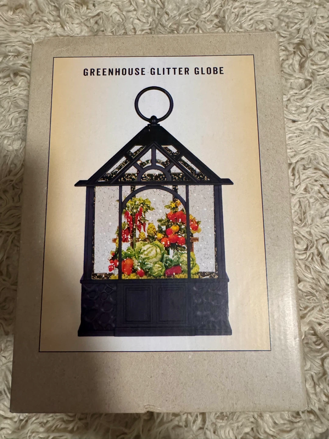 Greenhouse Glitter Globe