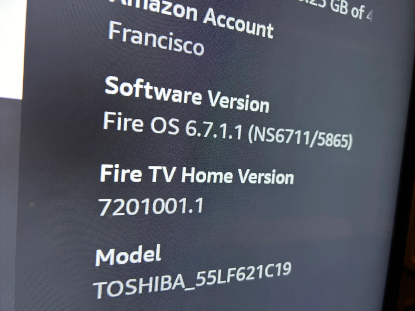 Toshiba 55LF621C19 55" Fire TV - photo 4