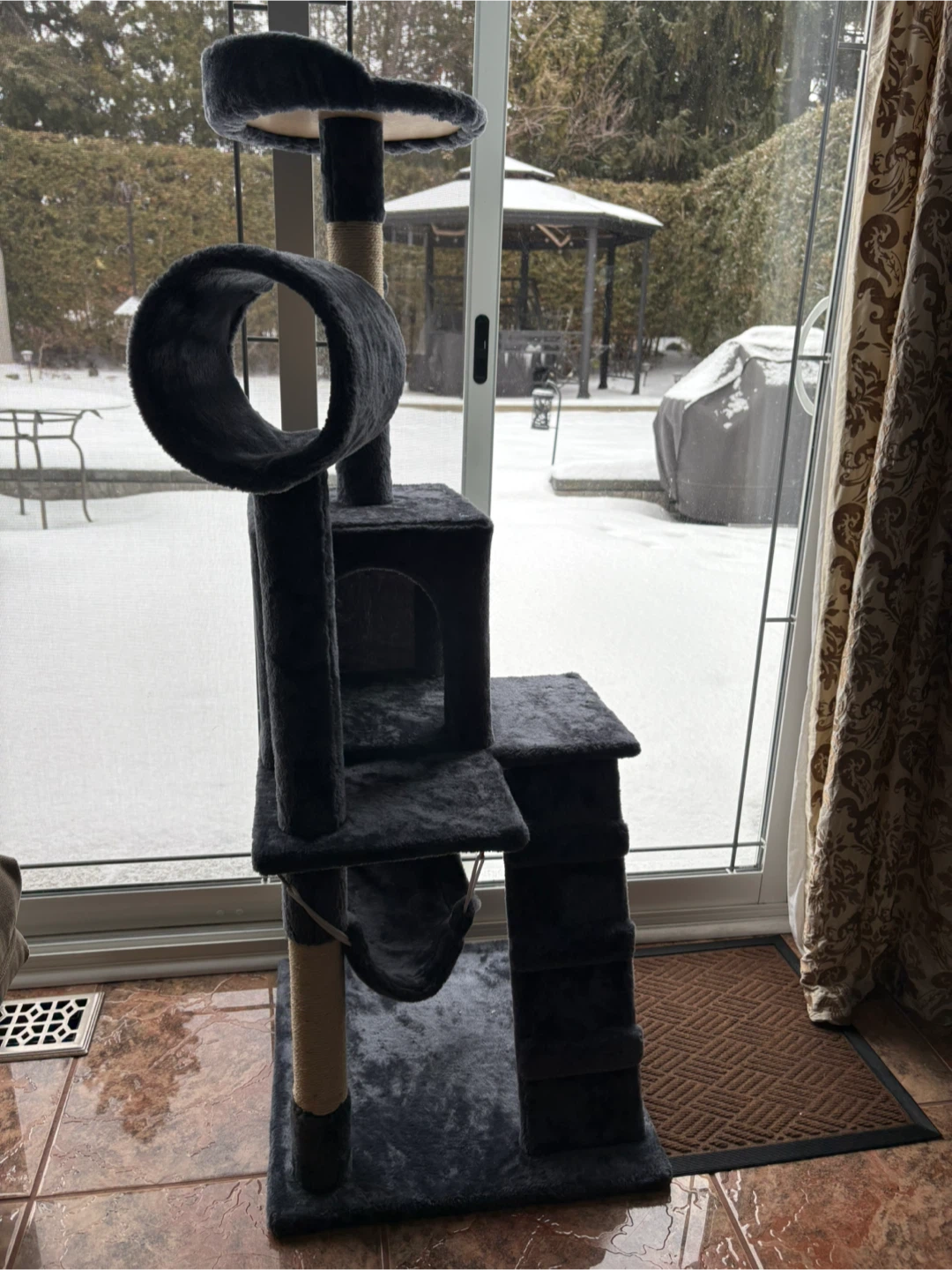 Cat Tree / Cat Tower - Dark Grey