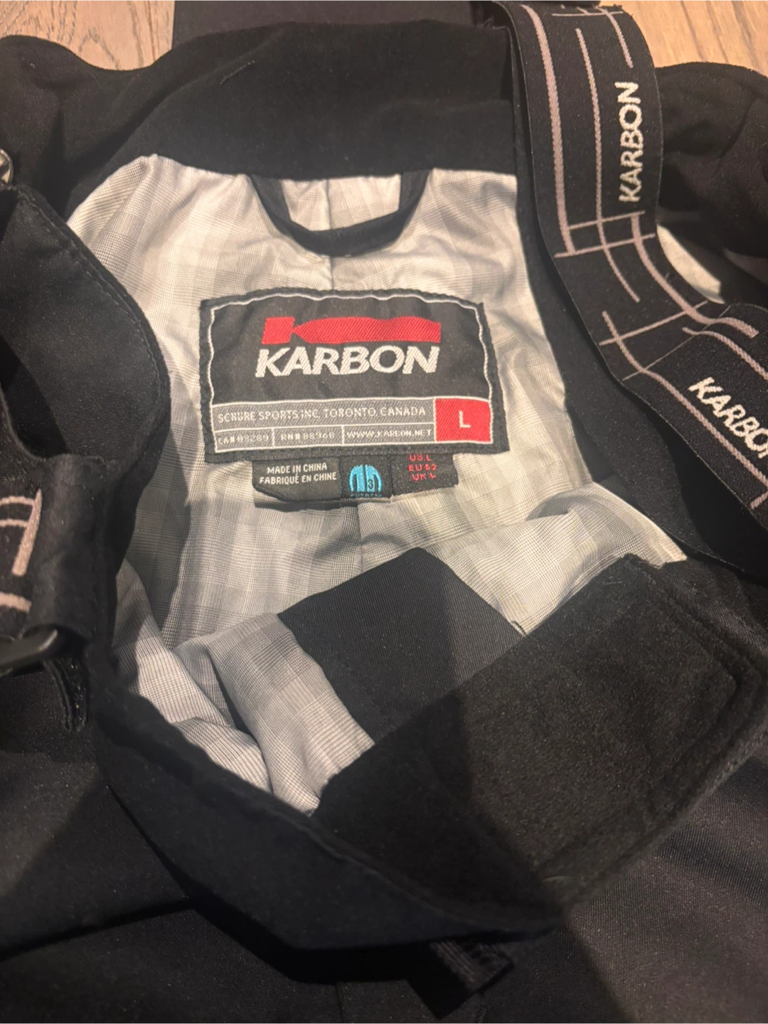 Karbon Black Snow Pants - Size L - photo 2